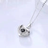 KETTE MIT BILD IM STEIN - HERZ UND DIAMANT - Königlicher Siegelring