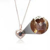 KETTE MIT BILD IM STEIN - HERZ UND DIAMANT - Königlicher Siegelring
