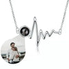 KETTE MIT BILD IM STEIN '' KETTE MIT FOTO '' HERZ RHYTHMUS PERSONALISIERTER - Königlicher Siegelring