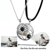 KETTE MIT BILD IM STEIN MOND UND SONNE MIT PERSONALISIERTER FOTO - Königlicher Siegelring