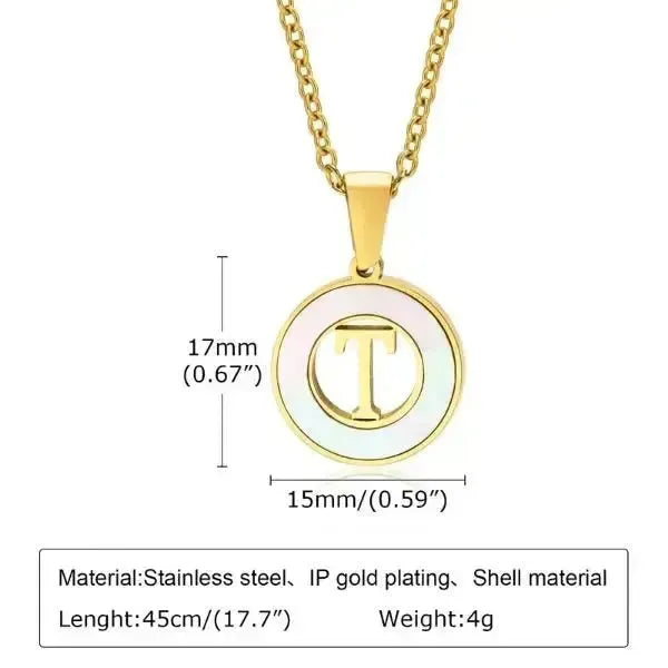 KETTE MIT BUCHSTABEN GOLD - KETTEN DAMEN TREND - Königlicher Siegelring
