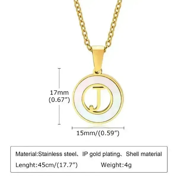 KETTE MIT BUCHSTABEN GOLD - KETTEN DAMEN TREND - Königlicher Siegelring