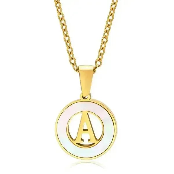 KETTE MIT BUCHSTABEN GOLD - KETTEN DAMEN TREND - Königlicher Siegelring