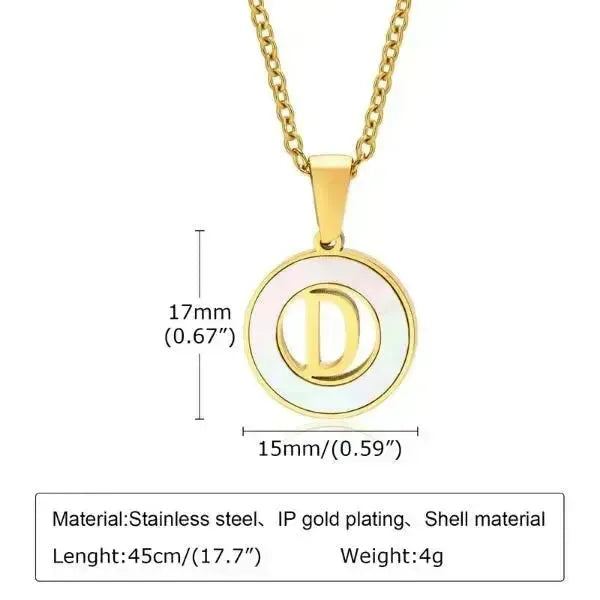 KETTE MIT BUCHSTABEN GOLD - KETTEN DAMEN TREND - Königlicher Siegelring