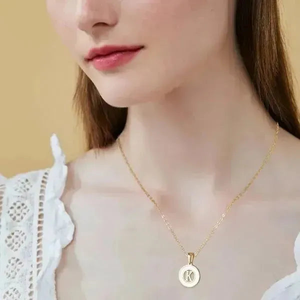 KETTE MIT BUCHSTABEN GOLD - KETTEN DAMEN TREND - Königlicher Siegelring