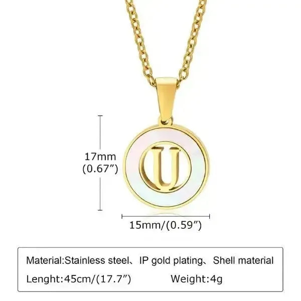 KETTE MIT BUCHSTABEN GOLD - KETTEN DAMEN TREND - Königlicher Siegelring