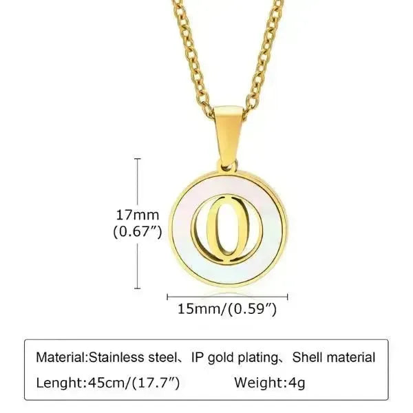 KETTE MIT BUCHSTABEN GOLD - KETTEN DAMEN TREND - Königlicher Siegelring