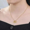 KETTE MIT BUCHSTABEN GOLD MIT HERZ - Königlicher Siegelring