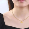 KETTE MIT BUCHSTABEN GOLD MIT HERZ - Königlicher Siegelring