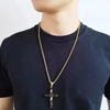 KETTE MIT KREUZ UND KÖNIGSKETTE FÜR HERREN UND DAMEN - Königlicher Siegelring