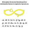 KETTE MIT NAMEN MIT UNENDLICHKEITS ZEICHEN - Königlicher Siegelring