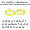 KETTE MIT NAMEN MIT UNENDLICHKEITS ZEICHEN - Königlicher Siegelring
