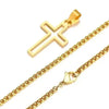 KETTE MIT KREUZ UND KÖNIGSKETTE FÜR HERREN UND DAMEN - Königlicher Siegelring