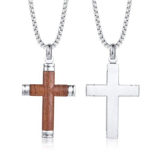 königskette-gold-silber-herren-kette-mit-kreuz-halskette-holz