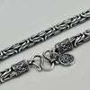 KÖNIGSKETTE SILBER HERREN 4MM-5MM-6MM-6MM-7MM '' 925 ECHT SILBER '' - Königlicher Siegelring