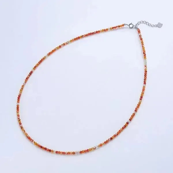 PERLENKETTE DAMEN UND HERREN ORANGE-ROTE - Königlicher Siegelring