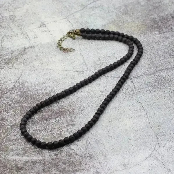 PERLENKETTE HERREN TREND - KETTE MIT PERLE - Königlicher Siegelring