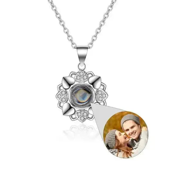 PERSONALISIERTE KETTE MIT BILD IM STEIN FÜR MÄNNER UND FRAUEN - Königlicher Siegelring