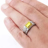 RING SIEGELRING SILBER MIT DEM STEIN DER SCHÖNHEIT CITRIN - Königlicher Siegelring