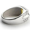 RING SIEGELRING SILBER MIT DEM STEIN DER SCHÖNHEIT CITRIN - Königlicher Siegelring