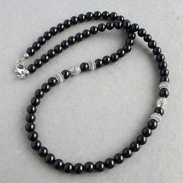schwarze-perlenkette-herren-trend-kette-mit-perle-halskette