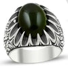 SIEGELRING AUS STERLING SILBER DESIGN VERBINDET ELEGANZ UND STIL - Königlicher Siegelring