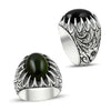 SIEGELRING AUS STERLING SILBER DESIGN VERBINDET ELEGANZ UND STIL - Königlicher Siegelring