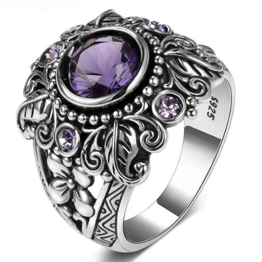 siegelring-damen-Silber-Amethyst-der-zirkonia-Stein-der-Weisheit-mit