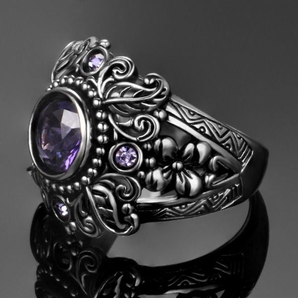 siegelring-damen-Silber-Amethyst-der-zirkonia-Stein-der-Weisheit-mit