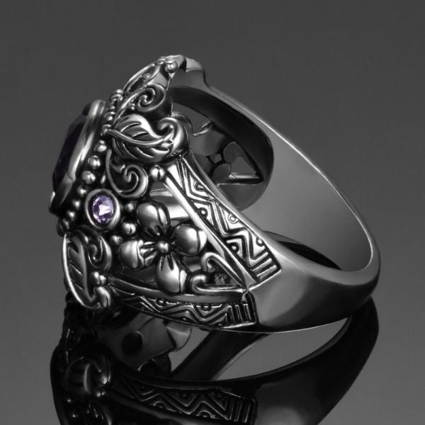 siegelring-damen-Silber-Amethyst-der-zirkonia-Stein-der-Weisheit-mit