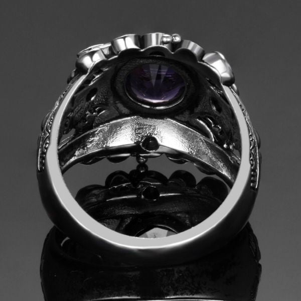 siegelring-damen-Silber-Amethyst-der-zirkonia-Stein-der-Weisheit-mit