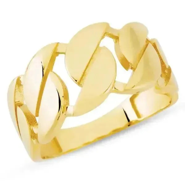 SIEGELRING DAMEN GOLD 14 KARAT IN KETTENFORM - Königlicher Siegelring