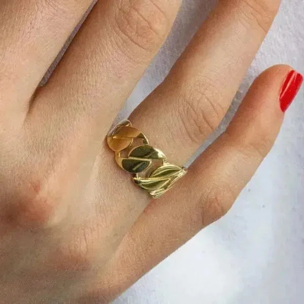 SIEGELRING DAMEN GOLD 14 KARAT IN KETTENFORM - Königlicher Siegelring