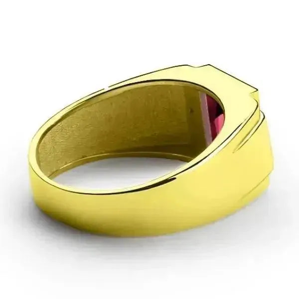 SIEGELRING HERREN GOLD 8 KARAT GELBGOLD KOMPLEXITÄT UND MINIMALISMUS - Königlicher Siegelring