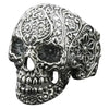 SIEGELRING HERREN SILBER HANDGEFERTIGTER TOTENKOPF ZEITLOSER TOUCH - Königlicher Siegelring