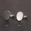SIEGELRING HERREN SILBER KLASSISCH MIT ONYX-STEIN - Königlicher Siegelring