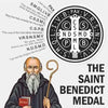 SIEGELRING HERREN SILBER SAINT BENEDICT SIEGEL DER TEMPLER - Königlicher Siegelring