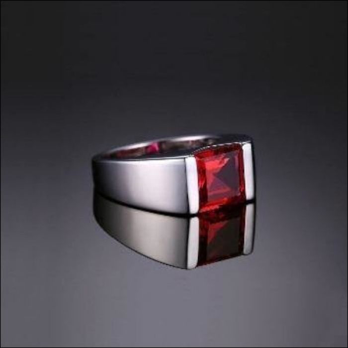 siegelring-herren-silber-stein-quartz-rot-style-modern-mit-Ruby