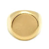 SIEGELRING HERREN SILBER UND GOLD PERSONALISIEREN KOSTENLOSE GRAVUR - Königlicher Siegelring