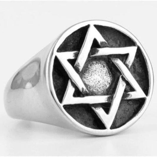     siegelring-herren-stahl-judaismus-hexagramm-und-salomon-avid-stern