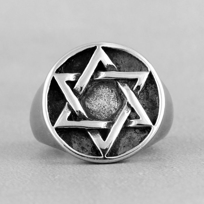     siegelring-herren-stahl-judaismus-hexagramm-und-salomon-avid-stern