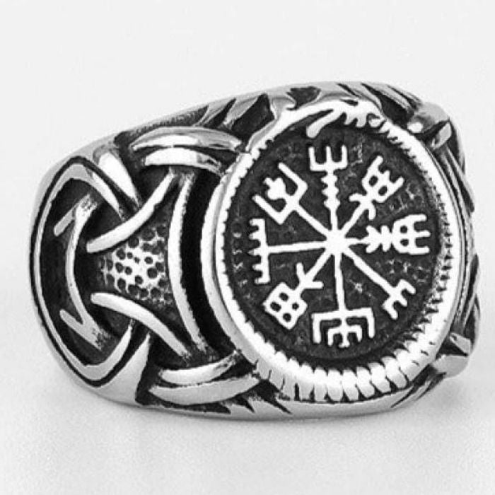 siegelring-herren-wikinger-mythologie-symbol-keltischer-knoten-stahl-inox-biker