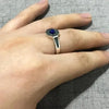 SIEGELRING MIT LAPISLAZULI-STEIN IN FORM EINES SECHSECKS - Königlicher Siegelring