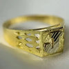 SIEGELRING PERSONALISIERBARE 10K GOLD FÜR KIND 1.7 GRAMM - Königlicher Siegelring