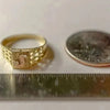 SIEGELRING PERSONALISIERBARE 10K GOLD FÜR KIND 1.7 GRAMM - Königlicher Siegelring