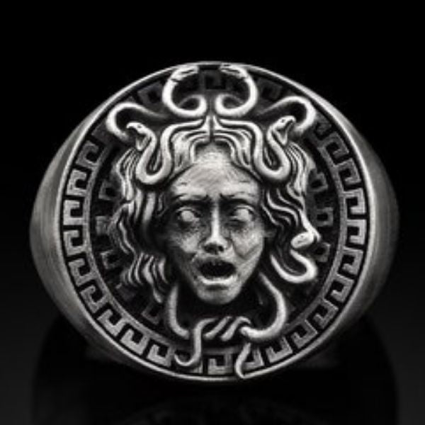    siegelring-silber-massiv-mythologie-griechisch-meditus-stempel-handwerk